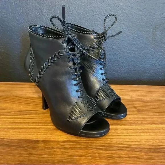 Balenciaga Ankle Booties High Heel Lace Up Heels Designer Luxury Party - Picture 6 of 16